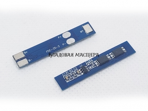 BMS контроллер FDC-2S-2 3A 7.4V для 2-х литий-ионных аккумуляторов фото 1