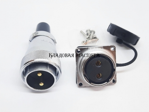Разъем WEIPU WS28-2p  фото 1