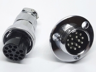 Роз'єм GX20-15 PIN з фланцем, пара