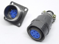 Разъем CX16-5 PIN с фланцем, пара