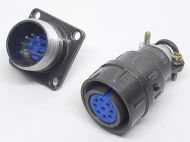 Разъем CX16-9 PIN с фланцем, пара