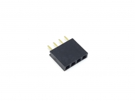 Гнездо PBS-4 однорядное на плату прямое 4pin