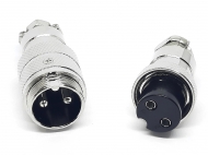 Разъем соединительный GX20-2 PIN, пара
