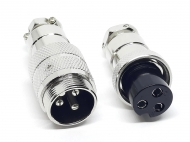 Разъем соединительный GX20-3 PIN, пара