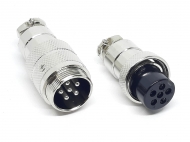 Роз'єм з'єднувальний GX20-6 PIN, пара Роз'єм з'єднувальний GX20-6 PIN, пара