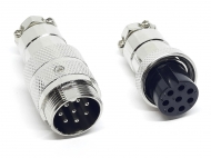 Разъем соединительный GX20-8 PIN, пара