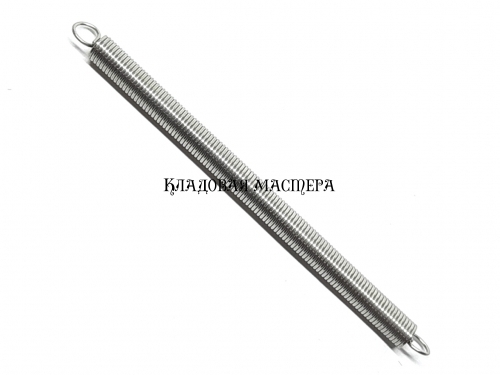 Пружина растяжения 0.4x3x50 мм нержавеющая фото 1