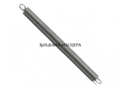 Пружина растяжения 0.3x3x45 мм нержавеющая фото 1