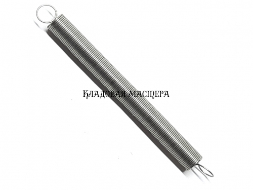 Пружина растяжения 0.3x4x45 мм нержавеющая фото 1