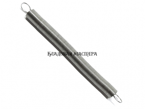 Пружина растяжения 0.3x4x50 мм нержавеющая фото 1