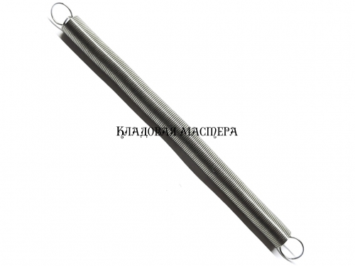 Пружина растяжения 0.3x4x60 мм нержавеющая фото 1