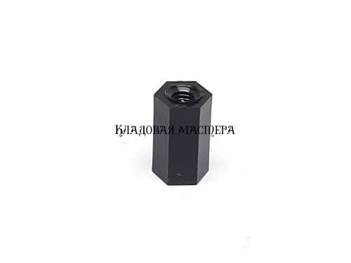 Стійка нейлонова чорна M3*10 фото 1 Стійка нейлонова чорна M3*10 фото 1