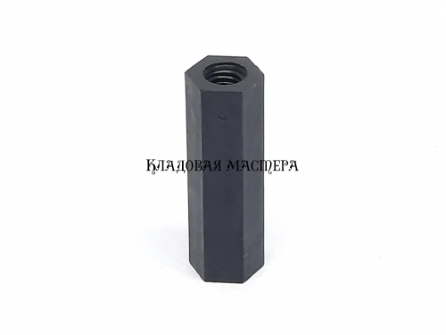 Стійка нейлонова чорна M3*18 фото 1