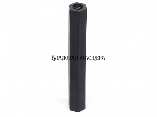 Стійка нейлонова чорна M3*40 фото 1 Стійка нейлонова чорна M3*40 фото 1