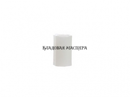 Стійка нейлонова біла M3*12 фото 1