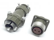 Промышленный силовой разъем P20J2Q 2pin обратный набор
