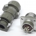 Промышленный силовой разъем P20J3Q 3pin обратный набор фото 3