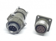 Промышленный силовой разъем P20J11Q 7pin обратный набор