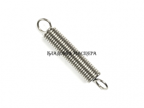 Пружина растяжения 0.8x6x30 мм нержавеющая фото 1