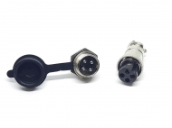 Разъем GX16-4 PIN с влагозащитной заглушкой, пара Разъем GX16-4 PIN с влагозащитной заглушкой, пара