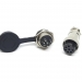 Разъем GX16-7 PIN с влагозащитной заглушкой, пара фото 2