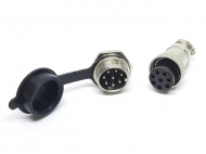 Роз’єм GX16-8 PIN з вологозахисною заглушкою, пара