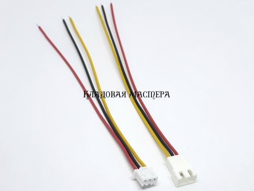 Разъем стыковочный XH2.54 3pin - 20 см, пара фото 1 Разъем стыковочный XH2.54 3pin - 20 см, пара фото 1