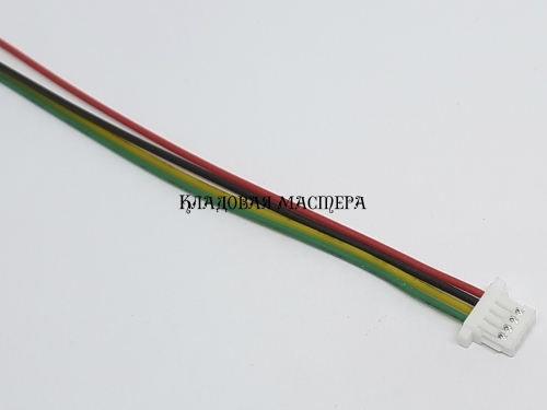Роз'єм SH1.0 4pin - 30 см з одинарною головкою фото 1