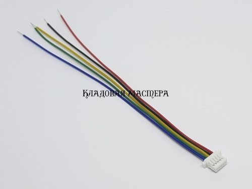 Разъем SH1.0 5pin – 10 см с одинарной головкой фото 1