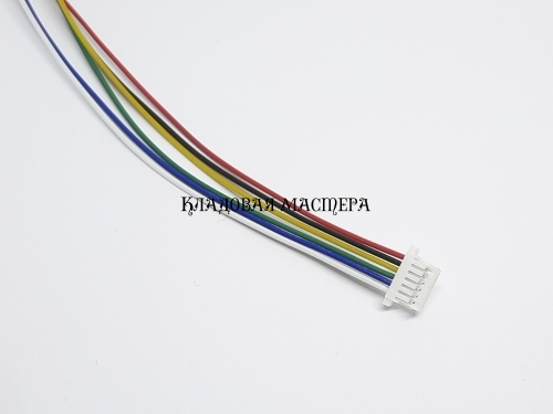 Роз'єм SH1.0 6pin - 30 см з одинарною головкою фото 1