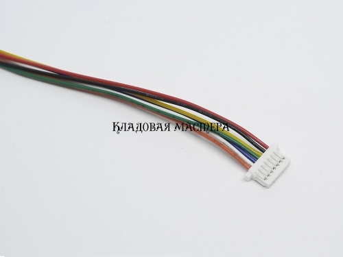 Роз'єм SH1.0 7pin - 30 см з одинарною головкою фото 1