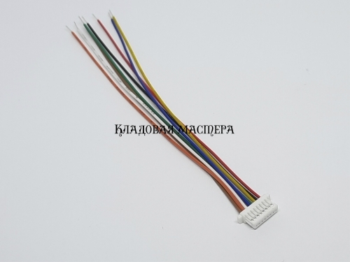 Роз'єм SH1.0 8pin - 10 см з одинарною головкою фото 1
