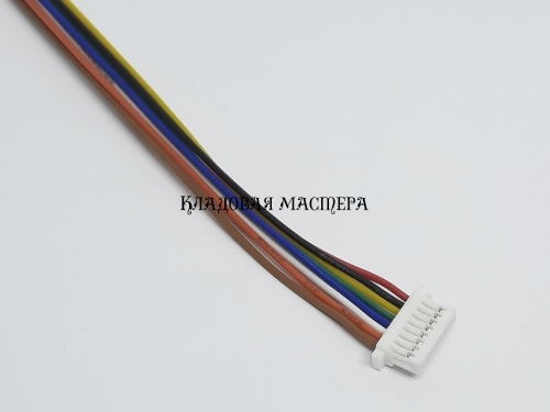 Разъем SH1.0 8pin – 30 см с одинарной головкой фото 1