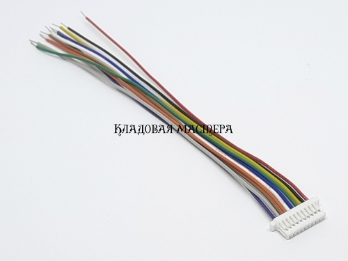 Роз'єм SH1.0 10pin - 10 см з одинарною головкою фото 1 Роз'єм SH1.0 10pin - 10 см з одинарною головкою фото 1