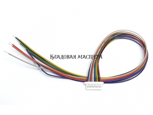 Разъем SH1.0 10pin – 20 см с одинарной головкой фото 1