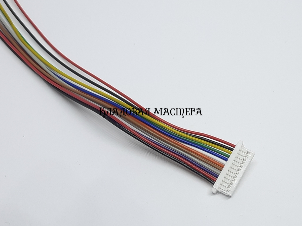 Разъем SH1.0 12pin - 30 см с одинарной головкой купить в Украине