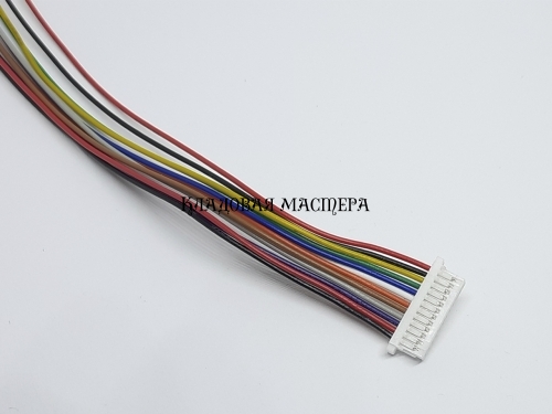 Роз'єм SH1.0 12pin - 30 см з одинарною головкою фото 1
