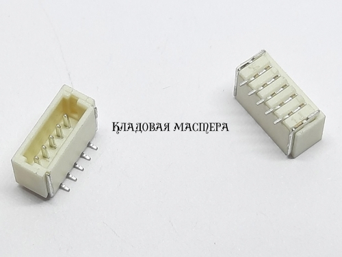 Роз'єм SH1.0 5Pin SMD вертикальний фото 1 Роз'єм SH1.0 5Pin SMD вертикальний фото 1