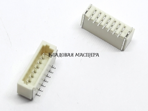 Разъем SH1.0 7Pin SMD вертикальный фото 1 Разъем SH1.0 7Pin SMD вертикальный фото 1