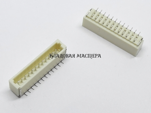 Разъем SH1.0 12Pin SMD вертикальный фото 1 Разъем SH1.0 12Pin SMD вертикальный фото 1