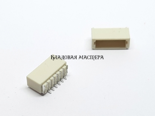 Разъем SH1.0 6Pin SMD горизонтальный фото 1 Разъем SH1.0 6Pin SMD горизонтальный фото 1