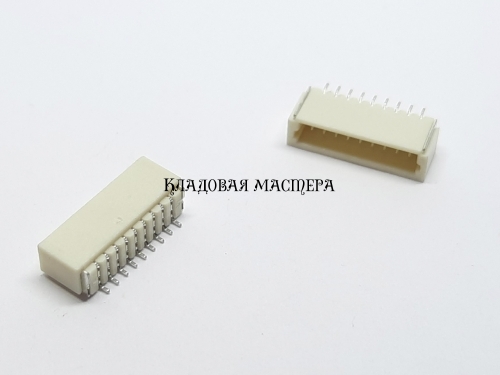 Разъем SH1.0 9Pin SMD горизонтальный фото 1 Разъем SH1.0 9Pin SMD горизонтальный фото 1