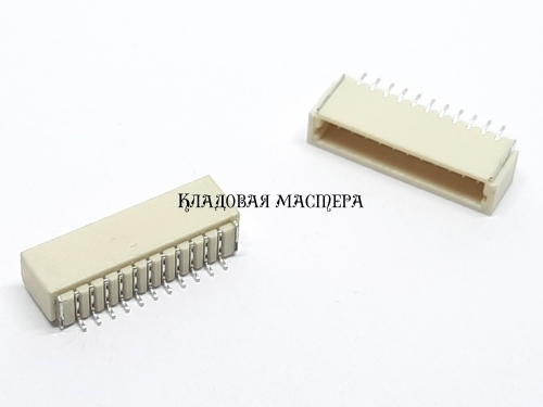 Разъем SH1.0 11Pin SMD горизонтальный фото 1 Разъем SH1.0 11Pin SMD горизонтальный фото 1