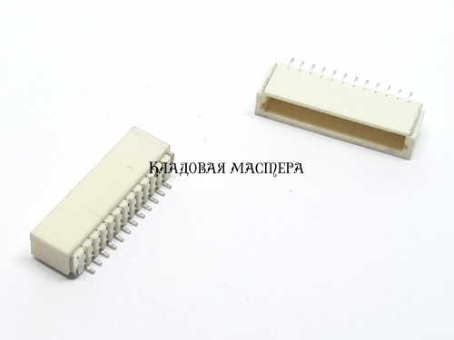 Роз'єм SH1.0 12Pin SMD горизонтальний фото 1 Роз'єм SH1.0 12Pin SMD горизонтальний фото 1