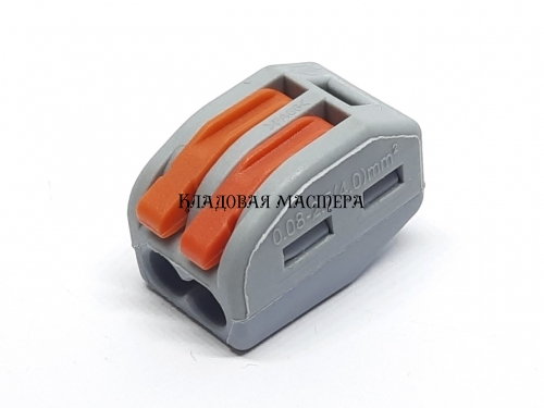 Соединительная клемма PCT-212 2PIN 32A 0.08-4 мм2  фото 1