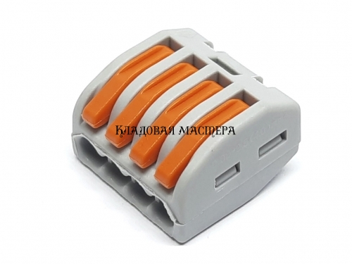Сполучна клема PCT-214 4PIN 32A 0.08-4 мм2 фото 1