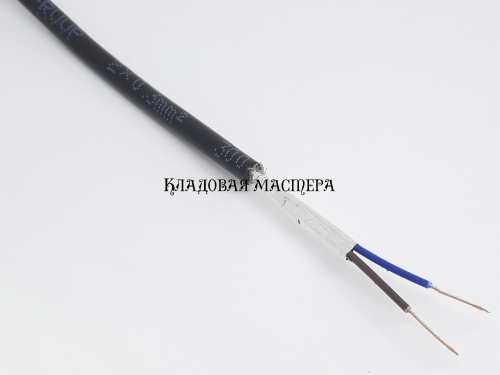 Кабель RVVP 2 жильний мідний 2*0.3 мм2 з екраном фото 1