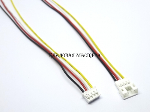 Роз'єм з'єднувальний PH2.0 4pin - 20 см, пара фото 1 Роз'єм з'єднувальний PH2.0 4pin - 20 см, пара фото 1