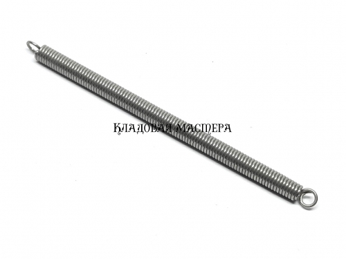 Пружина растяжения 0.5x3x55 мм нержавеющая фото 1