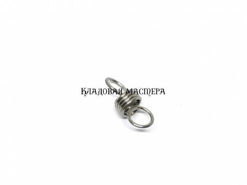 Пружина растяжения 0.5x4x10 мм нержавеющая фото 1